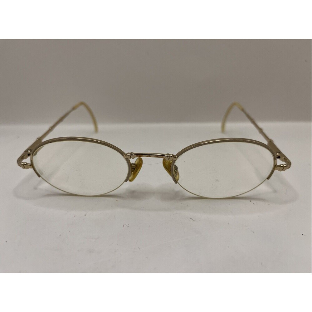 Cazai Eyeglasses MOD 1134 Col 718 Designer Frames Only Gold 49-21-135